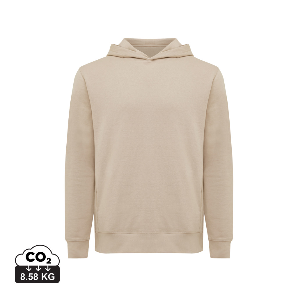 T9405.006.M<br> IQONIQ Yengo recycled cotton hoodie with sidepockets