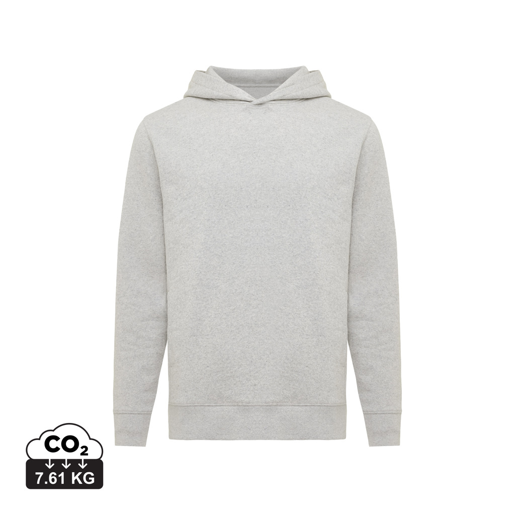 T9405.032.S<br> IQONIQ Yengo recycled cotton hoodie with sidepockets