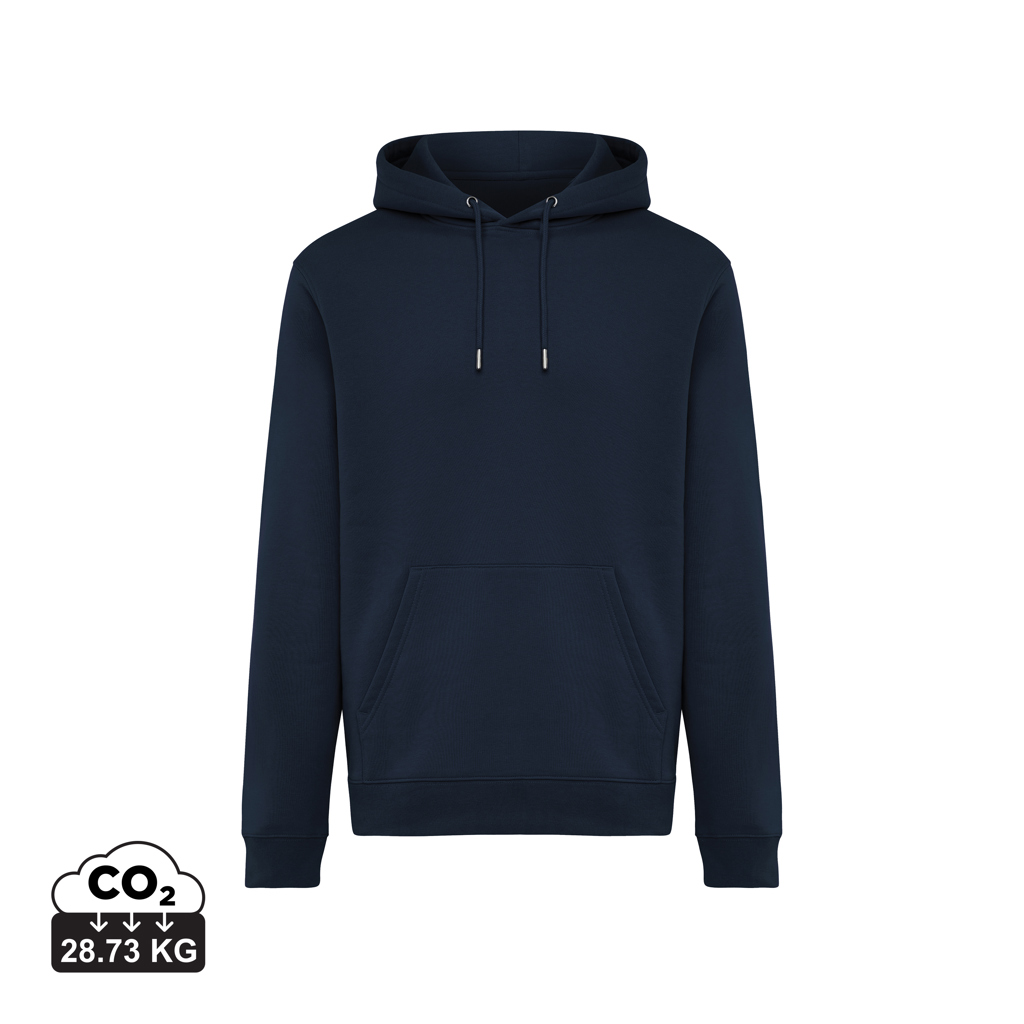 azul marino Sudadera con capucha de algodón reciclado Joshua IQONIQ