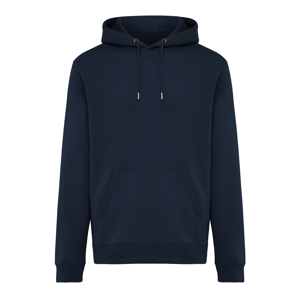 azul marino Sudadera con capucha de algodón reciclado Joshua IQONIQ