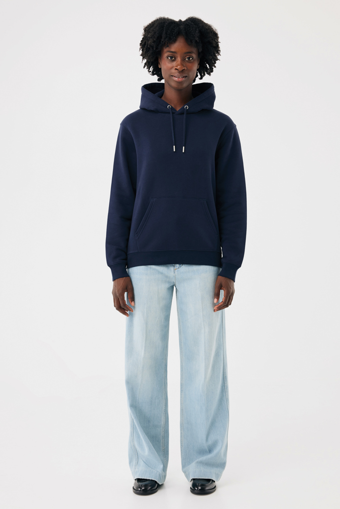 azul marino Sudadera con capucha de algodón reciclado Joshua IQONIQ