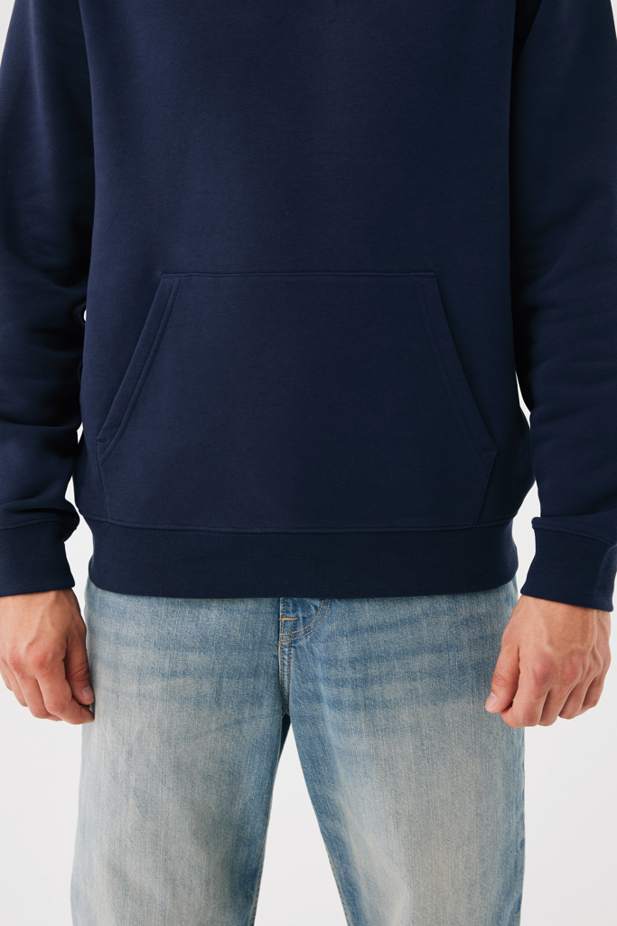 azul marino Sudadera con capucha de algodón reciclado Joshua IQONIQ
