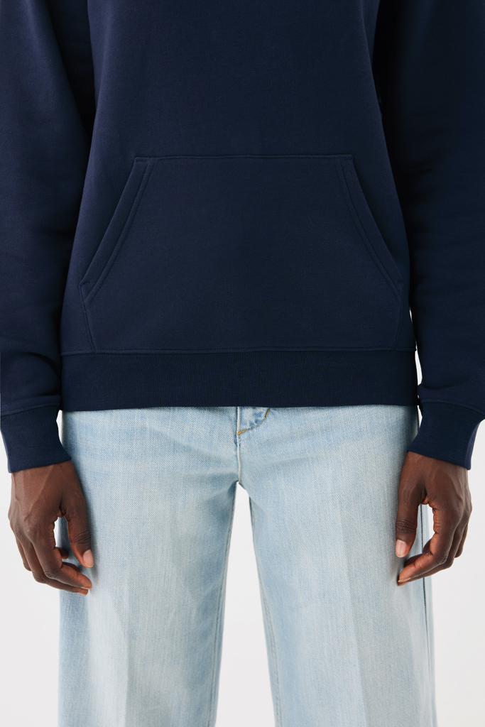 azul marino Sudadera con capucha de algodón reciclado Joshua IQONIQ