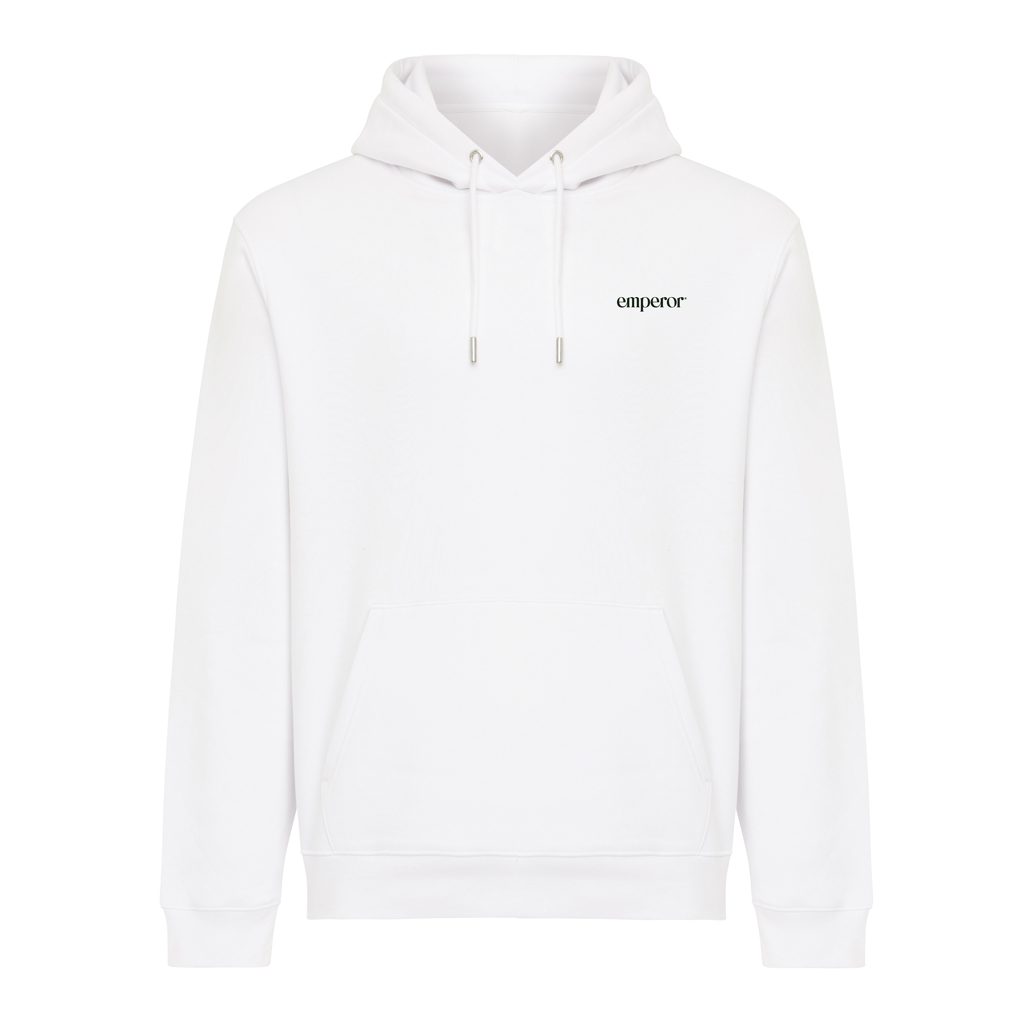recycled white Sudadera con capucha de algodón reciclado Joshua IQONIQ