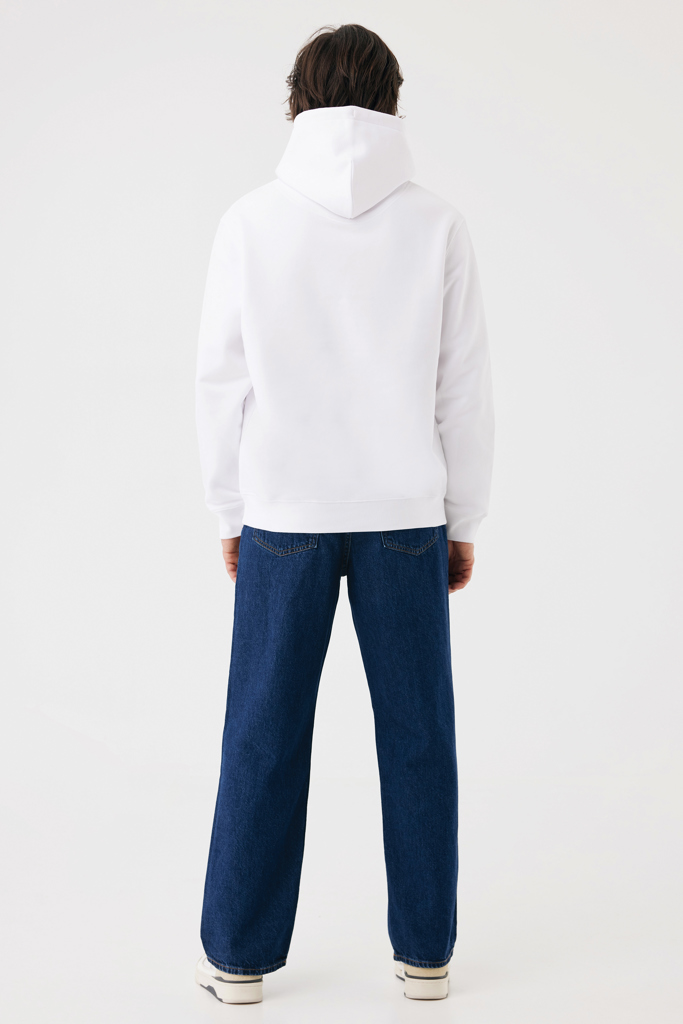 recycled white Sudadera con capucha de algodón reciclado Joshua IQONIQ