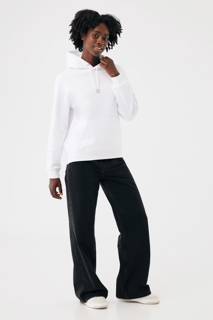 recycled white Sudadera con capucha de algodón reciclado Joshua IQONIQ