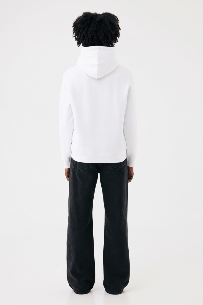 recycled white Sudadera con capucha de algodón reciclado Joshua IQONIQ