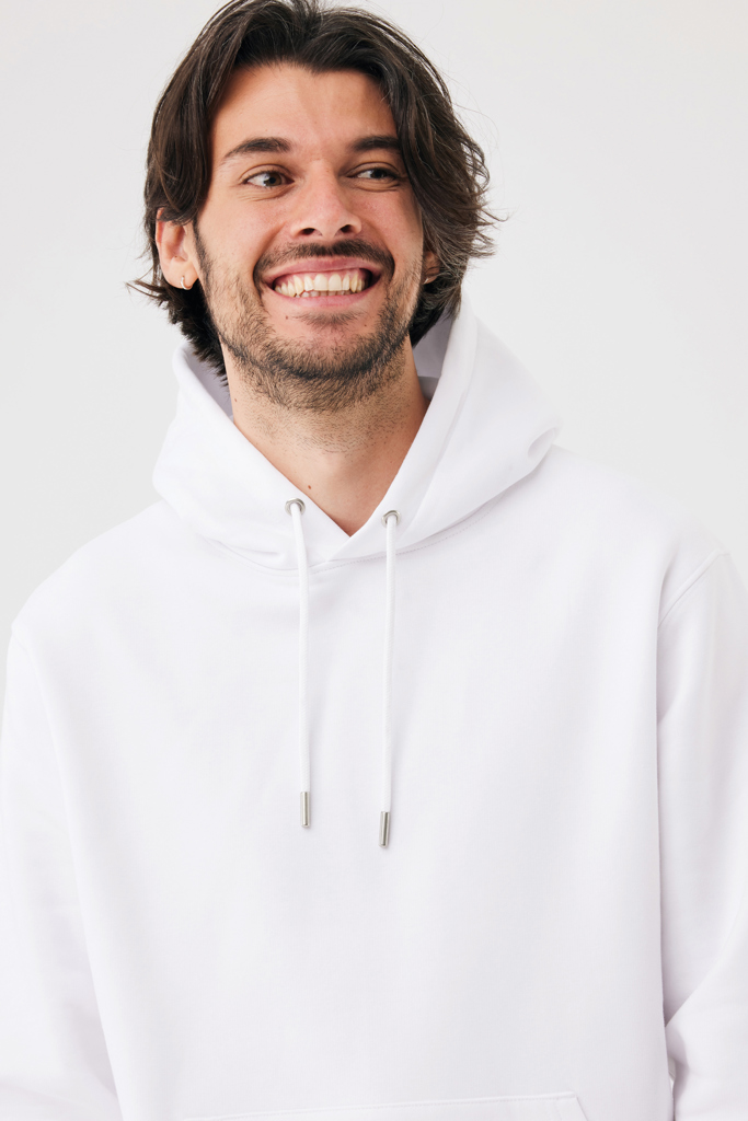 recycled white Sudadera con capucha de algodón reciclado Joshua IQONIQ