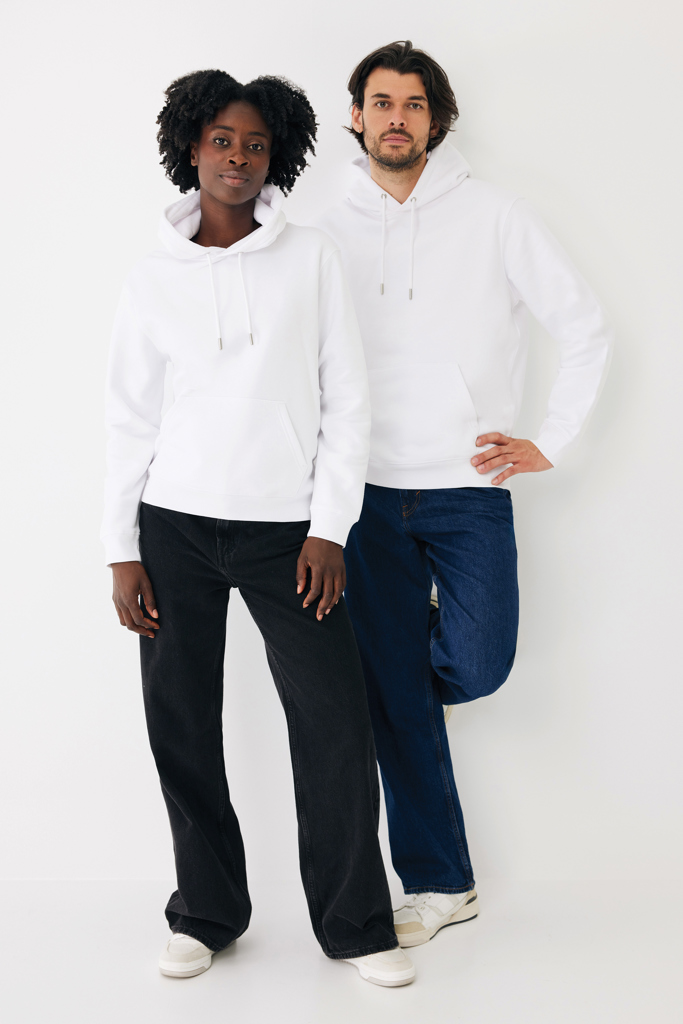 recycled white Sudadera con capucha de algodón reciclado Joshua IQONIQ