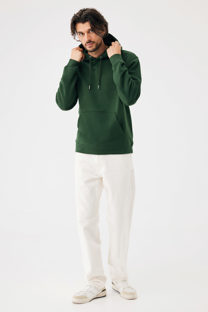 forest green Sudadera con capucha de algodón reciclado Joshua IQONIQ