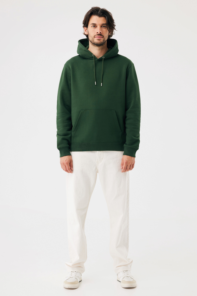 forest green Sudadera con capucha de algodón reciclado Joshua IQONIQ