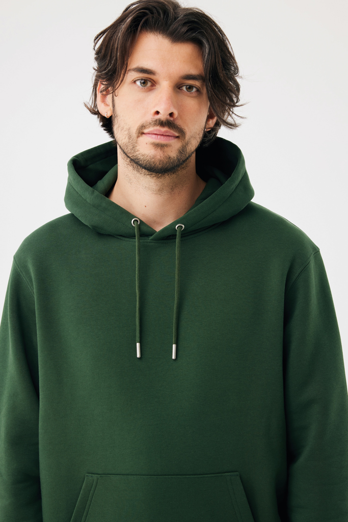 forest green Sudadera con capucha de algodón reciclado Joshua IQONIQ