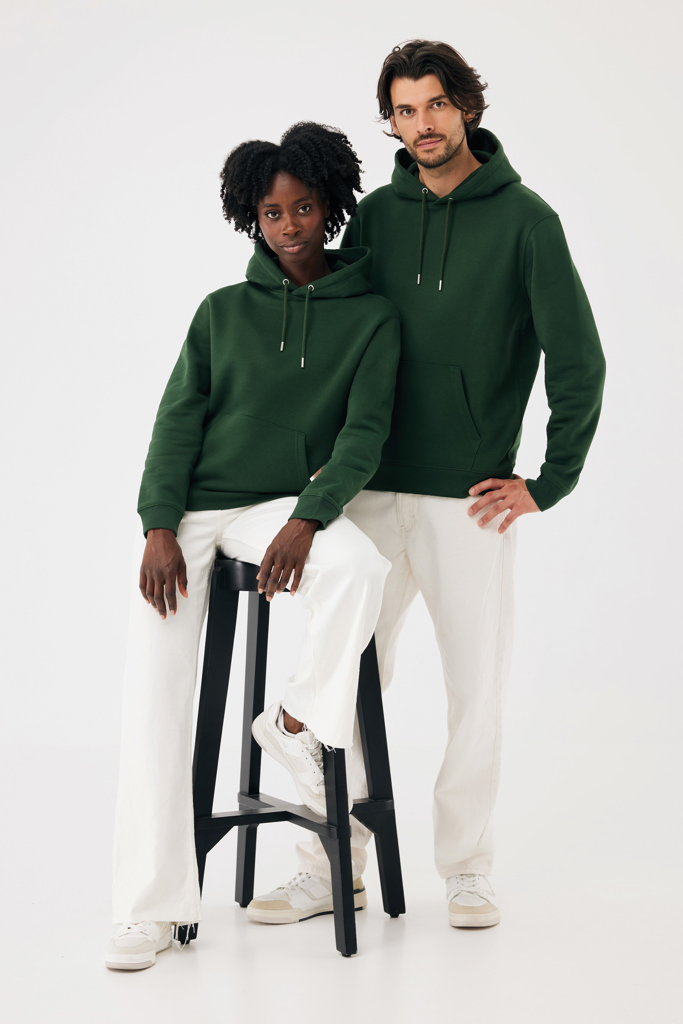 forest green Sudadera con capucha de algodón reciclado Joshua IQONIQ