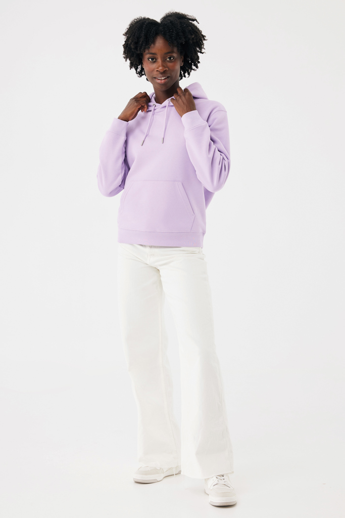 lavender Sudadera con capucha de algodón reciclado Joshua IQONIQ