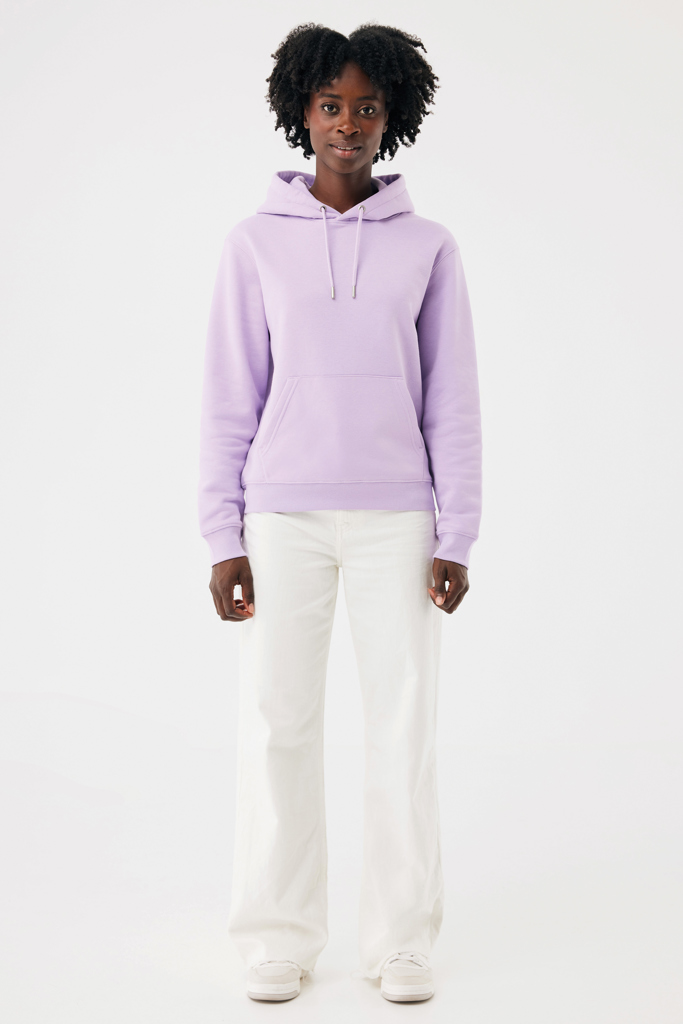lavender Sudadera con capucha de algodón reciclado Joshua IQONIQ