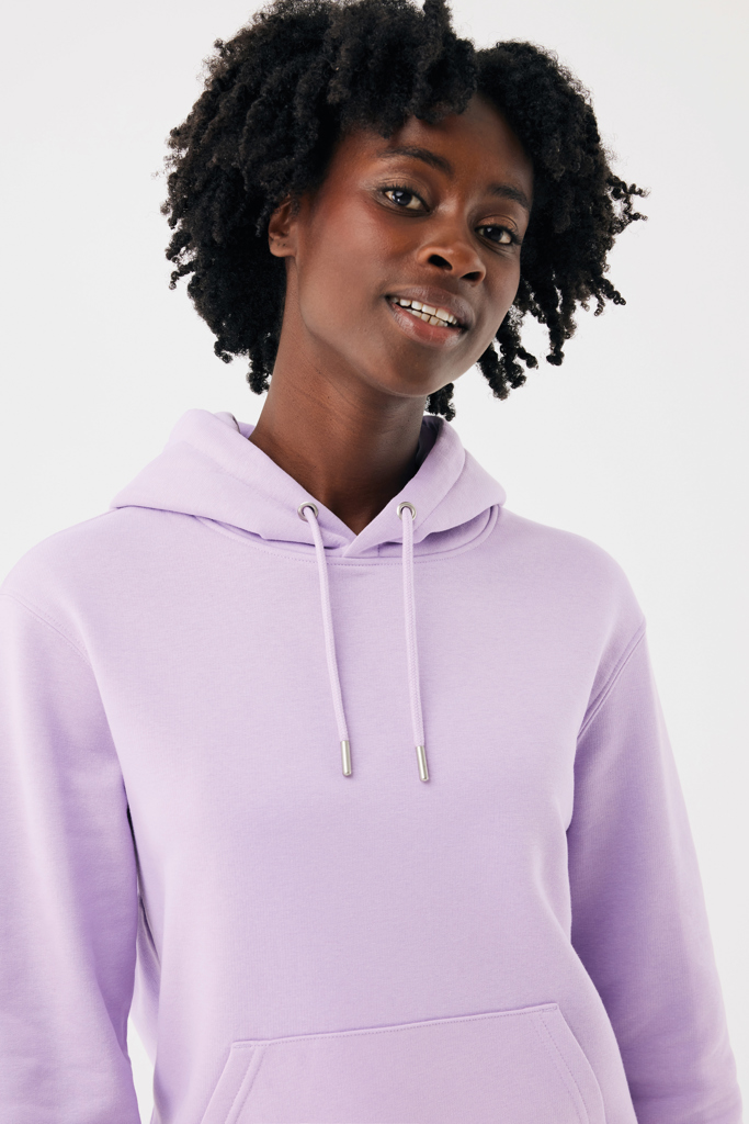 lavender Sudadera con capucha de algodón reciclado Joshua IQONIQ