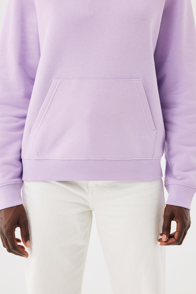 lavender Sudadera con capucha de algodón reciclado Joshua IQONIQ