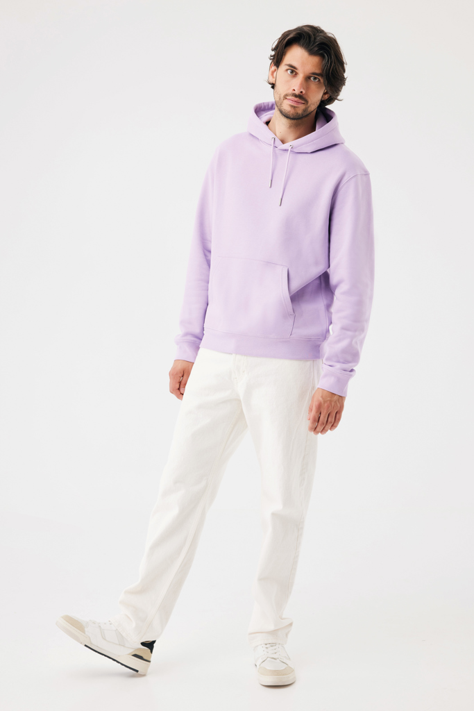 lavender Sudadera con capucha de algodón reciclado Joshua IQONIQ