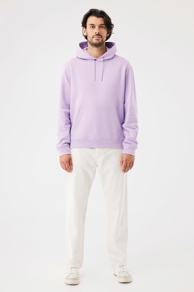 lavender Sudadera con capucha de algodón reciclado Joshua IQONIQ