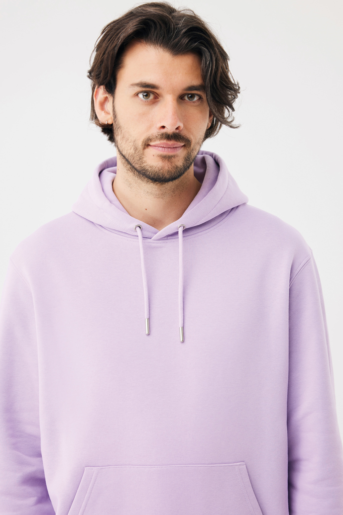 lavender Sudadera con capucha de algodón reciclado Joshua IQONIQ