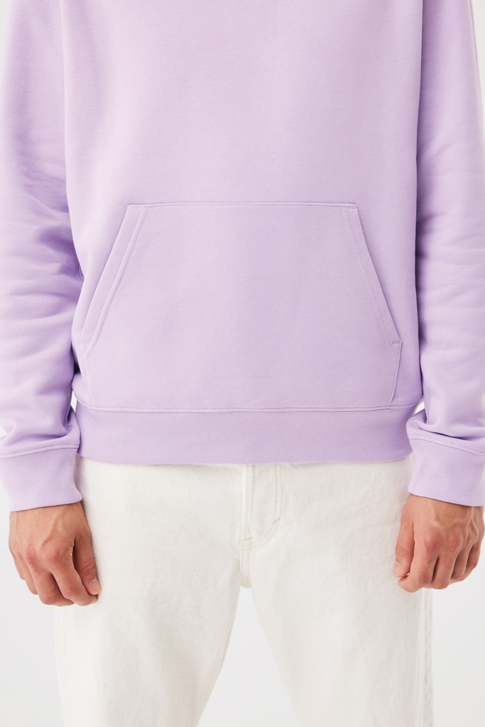 lavender Sudadera con capucha de algodón reciclado Joshua IQONIQ