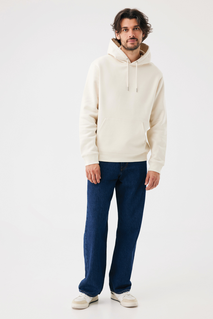 natural raw Sudadera con capucha de algodón reciclado Joshua IQONIQ