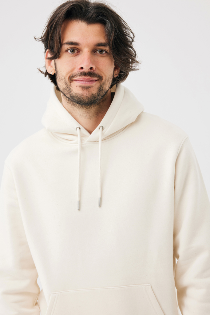 natural raw Sudadera con capucha de algodón reciclado Joshua IQONIQ