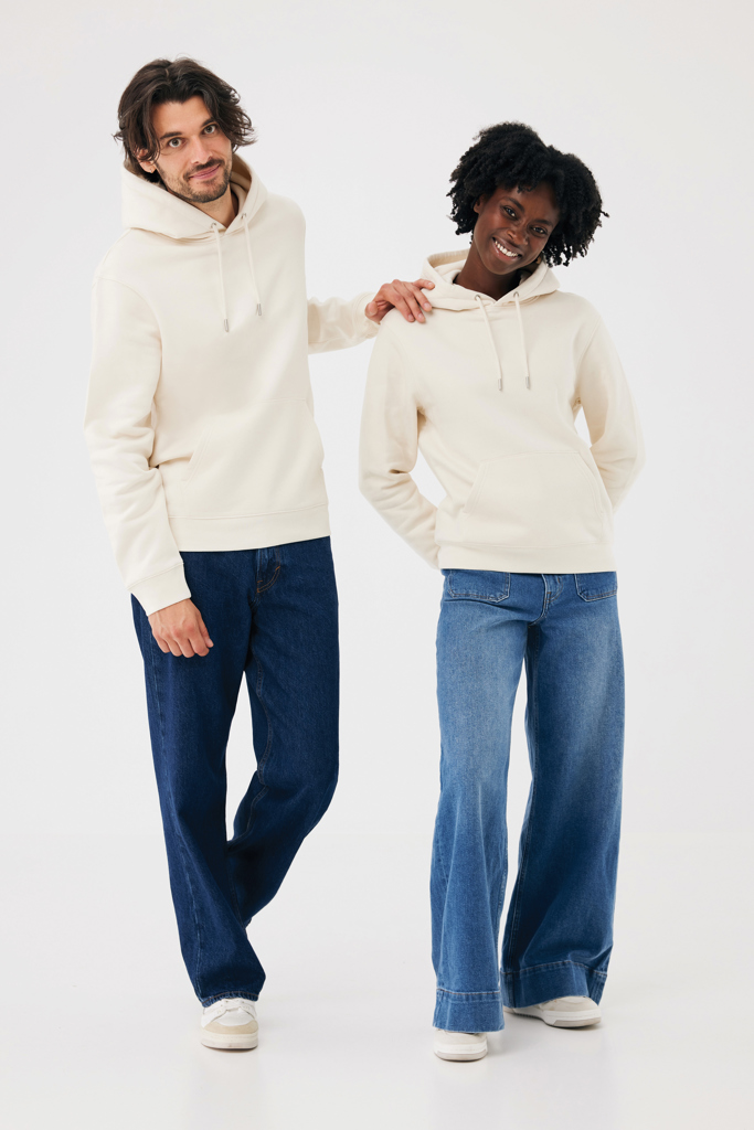 natural raw Sudadera con capucha de algodón reciclado Joshua IQONIQ