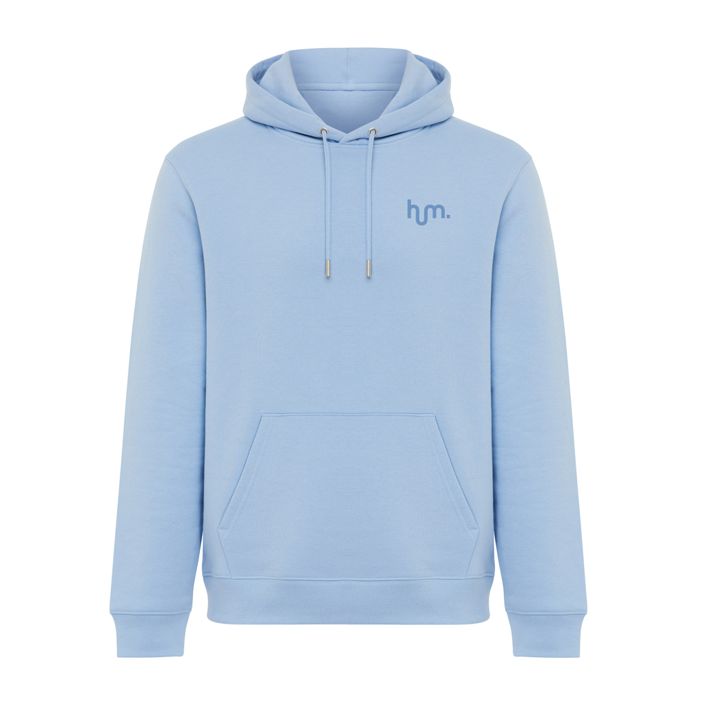 sky blue Sudadera con capucha de algodón reciclado Joshua IQONIQ