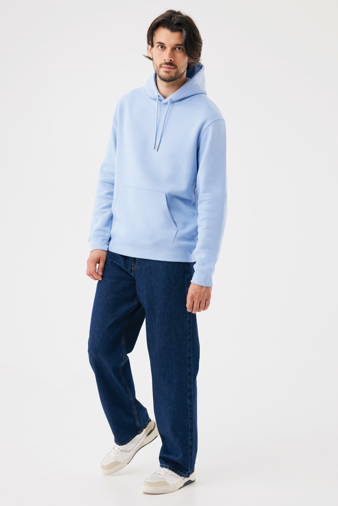 sky blue Sudadera con capucha de algodón reciclado Joshua IQONIQ
