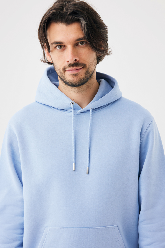 sky blue Sudadera con capucha de algodón reciclado Joshua IQONIQ