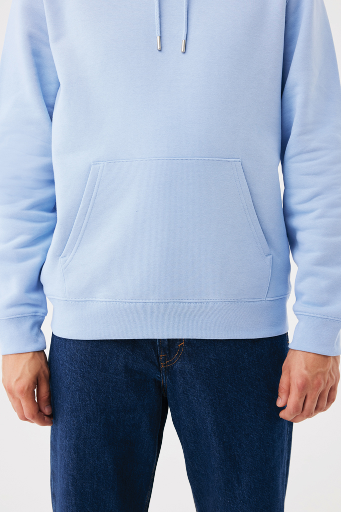 sky blue Sudadera con capucha de algodón reciclado Joshua IQONIQ