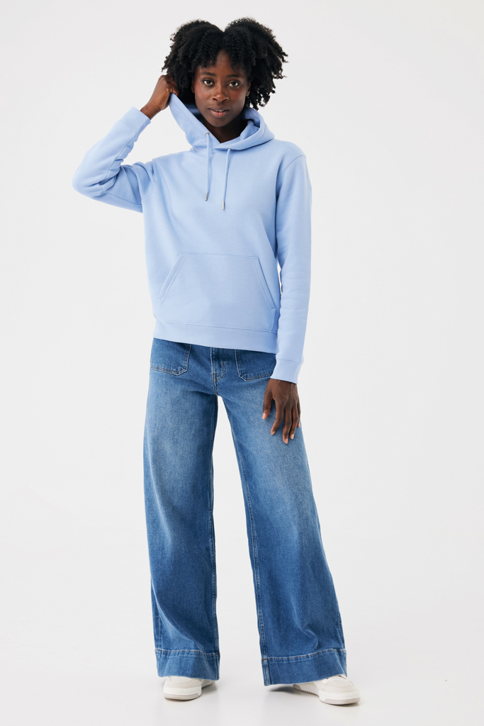 sky blue Sudadera con capucha de algodón reciclado Joshua IQONIQ