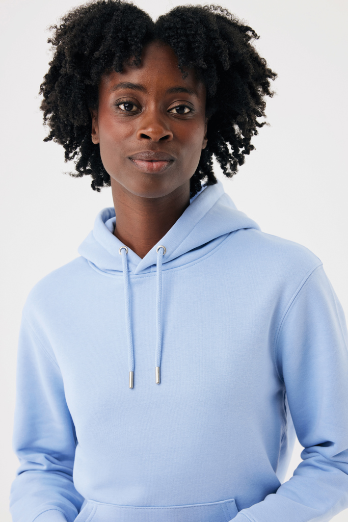 sky blue Sudadera con capucha de algodón reciclado Joshua IQONIQ