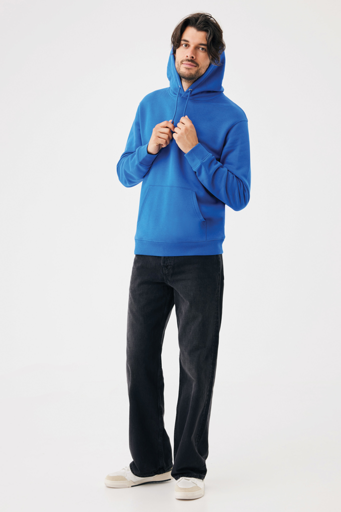 azul real Sudadera con capucha de algodón reciclado Joshua IQONIQ