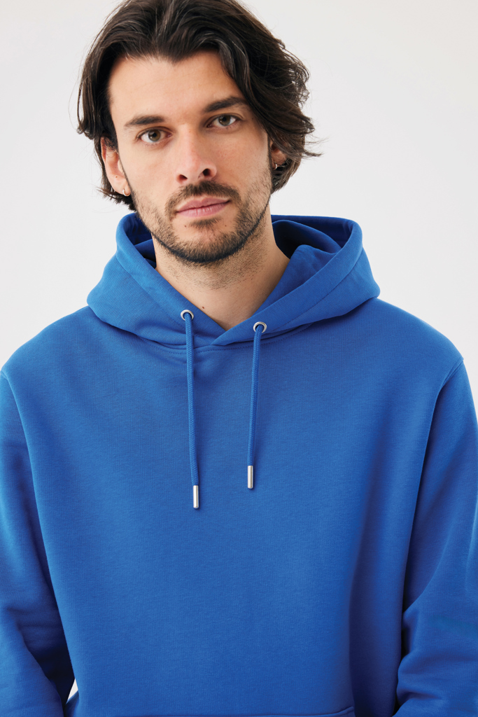 azul real Sudadera con capucha de algodón reciclado Joshua IQONIQ