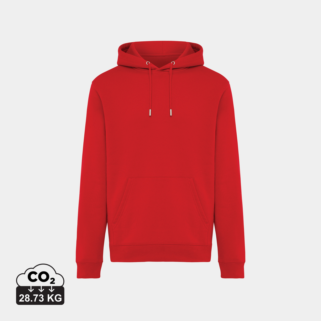 rojo Sudadera con capucha de algodón reciclado Joshua IQONIQ