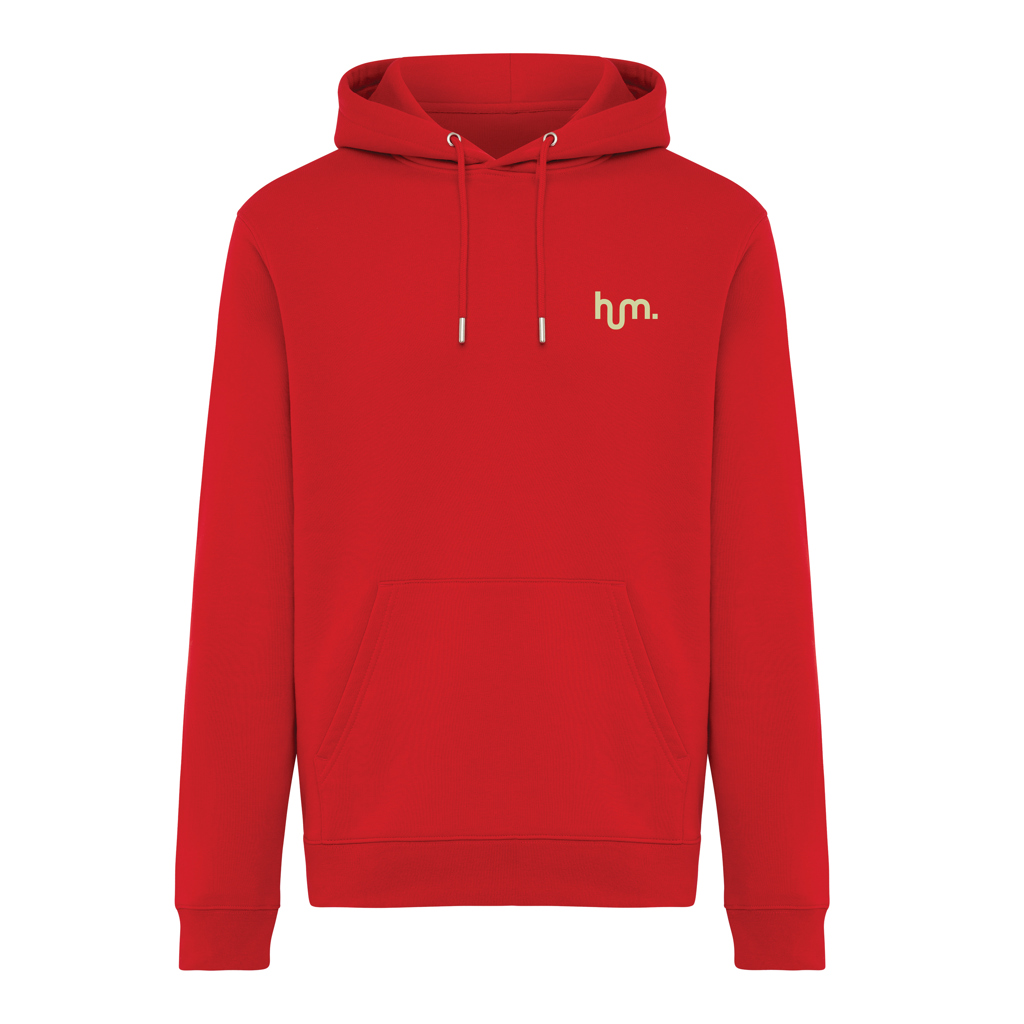 rojo Sudadera con capucha de algodón reciclado Joshua IQONIQ