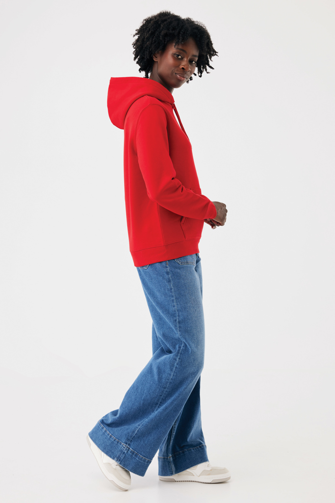 rojo Sudadera con capucha de algodón reciclado Joshua IQONIQ