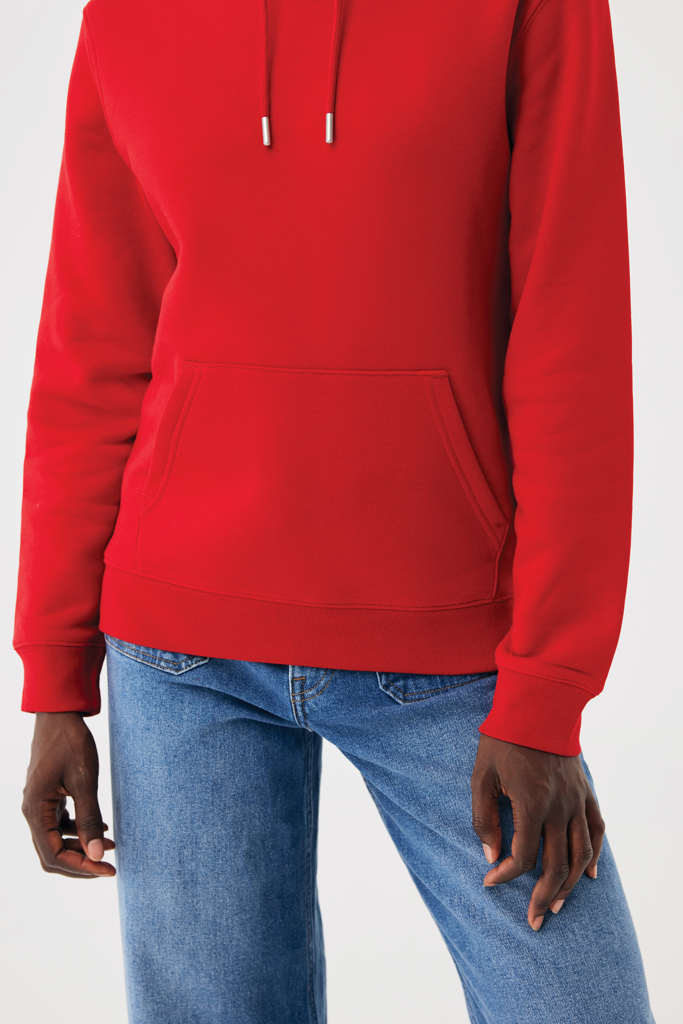 rojo Sudadera con capucha de algodón reciclado Joshua IQONIQ