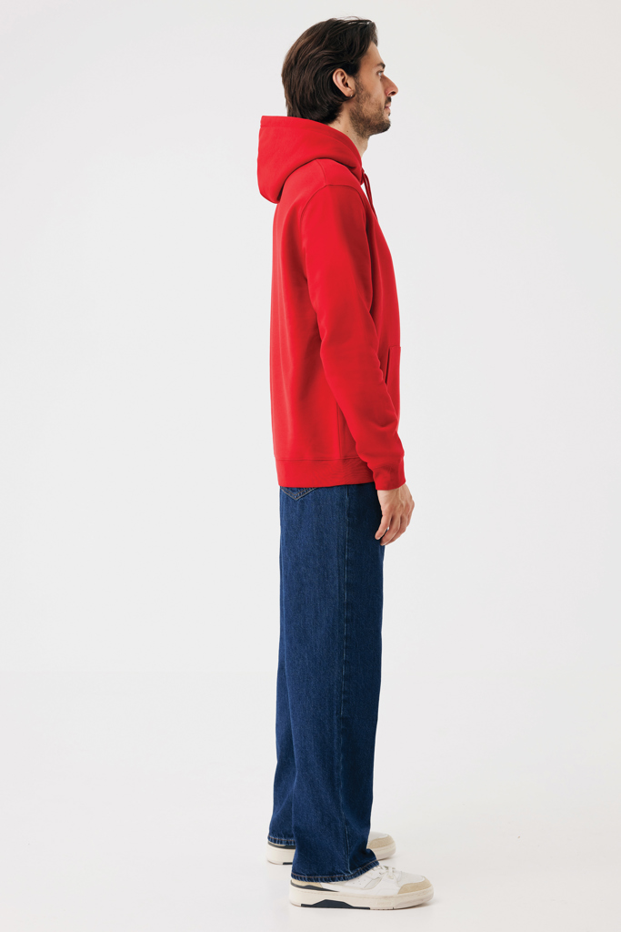 rojo Sudadera con capucha de algodón reciclado Joshua IQONIQ