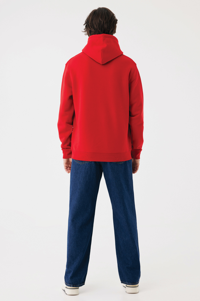 rojo Sudadera con capucha de algodón reciclado Joshua IQONIQ