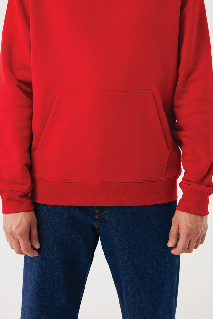 rojo Sudadera con capucha de algodón reciclado Joshua IQONIQ