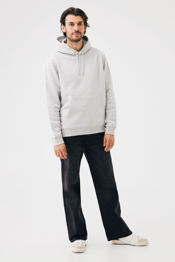 light heather grey Sudadera con capucha de algodón reciclado Joshua IQONIQ