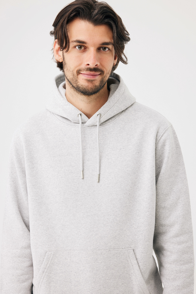 light heather grey Sudadera con capucha de algodón reciclado Joshua IQONIQ
