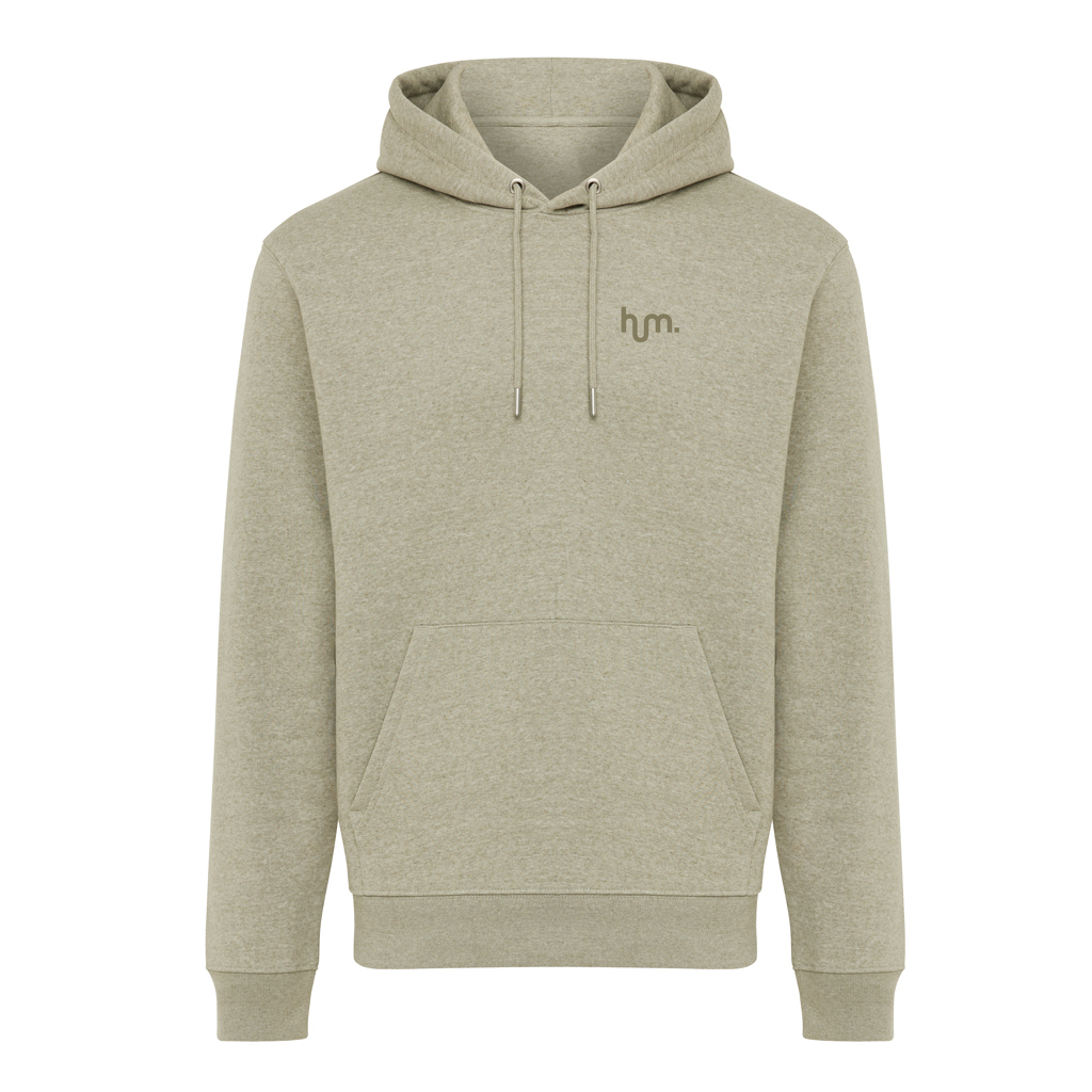 light heather green Sudadera con capucha de algodón reciclado Joshua IQONIQ