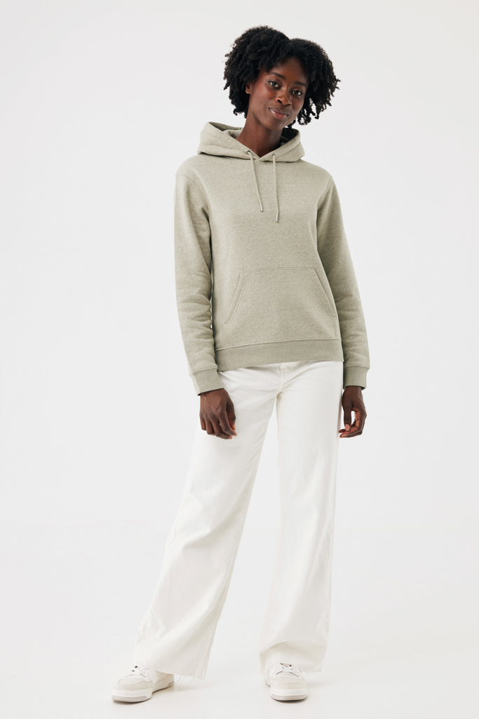 light heather green Sudadera con capucha de algodón reciclado Joshua IQONIQ