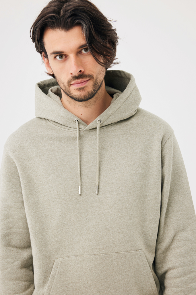 light heather green Sudadera con capucha de algodón reciclado Joshua IQONIQ