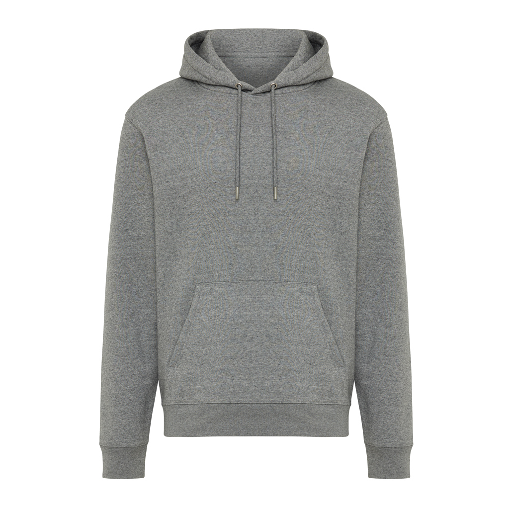 light heather anthracite Sudadera con capucha de algodón reciclado Joshua IQONIQ