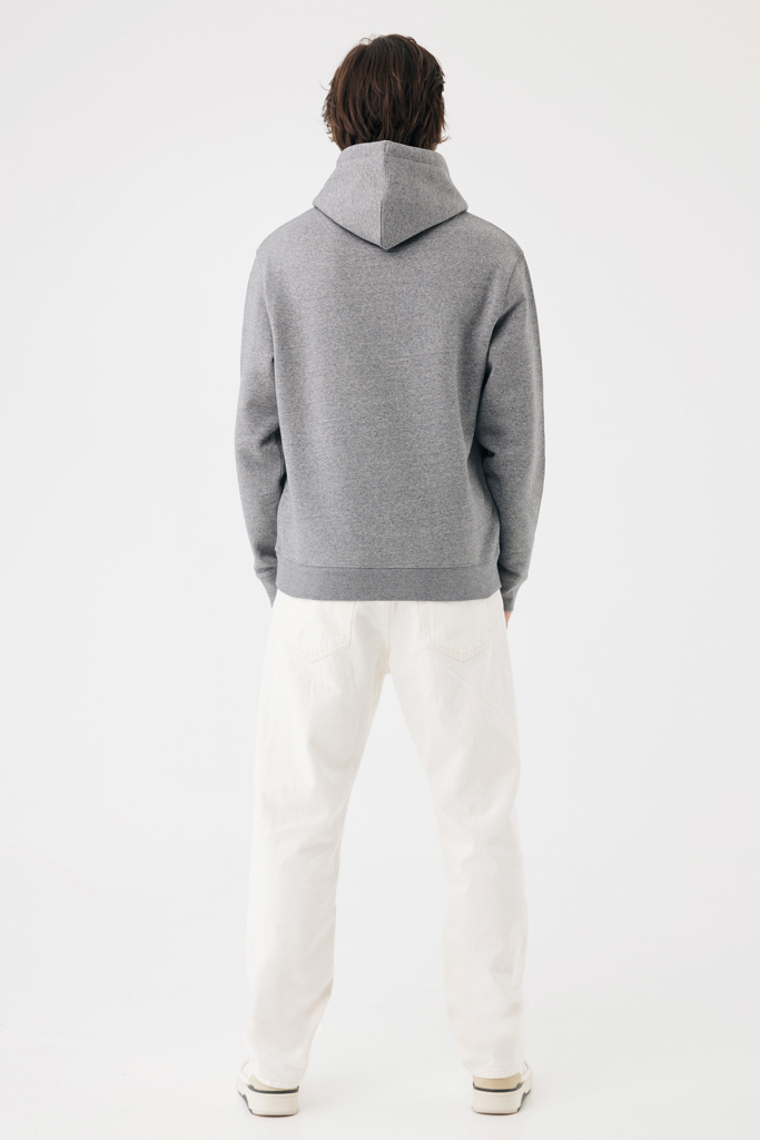 light heather anthracite Sudadera con capucha de algodón reciclado Joshua IQONIQ